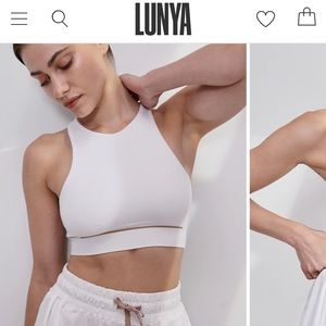 LUNYA Soft Supportive Seamless Modal Racer Bralette Athletic Bra Size Small NWOT